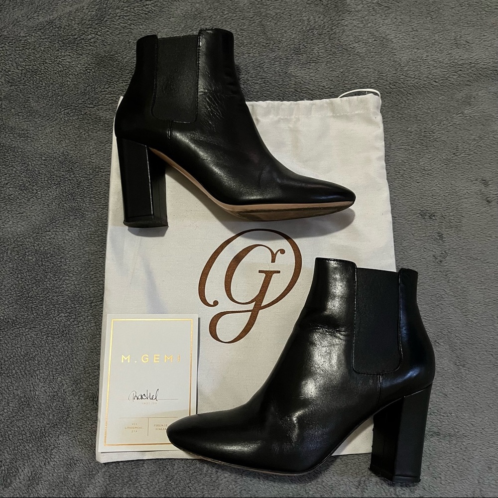 M. Gemi The Lato Leather Ankle Boot (Black)